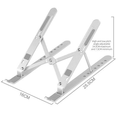 China Smart Folding Computer Laptop Stand (Height) Portable Adjustable Desk Stand For Traveling for sale