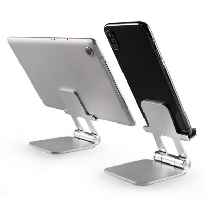 China Hot Selling Adjustable Desktop Tablet Phone Holder Mini Portable Folding Desktop Phone Holder Stand For iPad Mobile Phone for sale