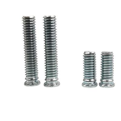 China GALVANIZED Small Round FHL-M2.5M3M4M5M6 Carbon Steel Panel Press Stud Fastener Rivet Head Self Clamping Stud Screw for sale