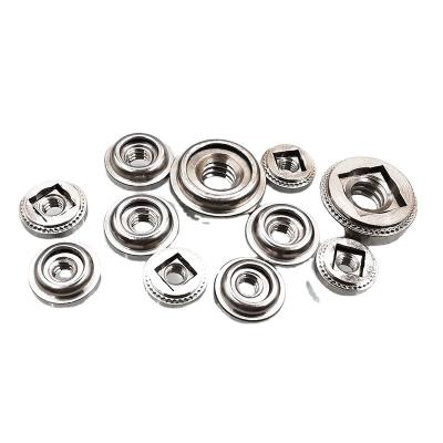 China AC-M3M4M5M6 heavy industry stainless steel round nut and self-locking fasteners free floating nut for strapping for sale