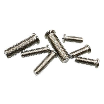 China Passivated Stainless Steel M2M3M4M5M6M8M10 Stainless Steel CD Flanged Capacity Dump Spot Welding Fully Threaded Studs Screw Weld Bolt for sale