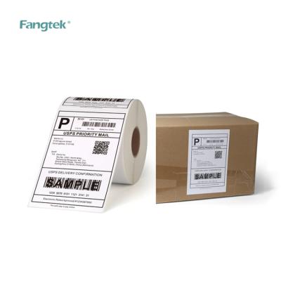 China 4x6 Barcode Thermal Label Sticker Paper USPS Self Adhesive Shipping FBA EMS Logistic Shipping Labels for sale