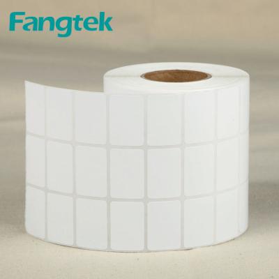 China Waterproof Two Column 30mm*20mm Waterproof Synthetic Labels PP Labels 5000pcs Per Roll for sale