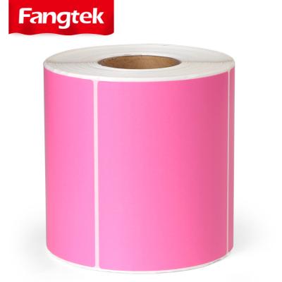 China Barcode Pantone Colors For Direct Thermal Labels 100mm*80mm 600 Labels Per Roll for sale