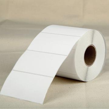 China Barcode Blank 100mm*50mm*1000pcs Coated Thermal Transfer Paper Labels for sale