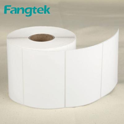 China Popular 4x3 barcode inch coated label paper used in logistics and warehousing and transportation for sale