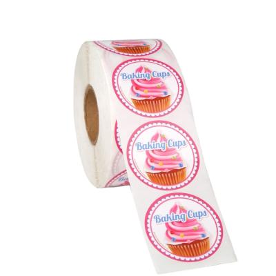 China Waterproof Manufacturing Custom Soft Freezing Ice Cream Labels Adhesive Sticker Printing for sale