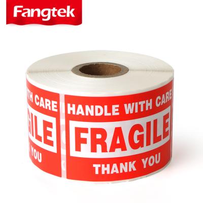 China Waterproof Handle With 2x3 Care Stickers Inches Packaging Essentials Fragile Sticker Fragile Symbol Labels for sale