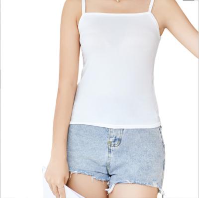 China Summer Solid Color Camisole QUICK DRY Knitted Sleeveless Female Plus Size Tank Tops for sale