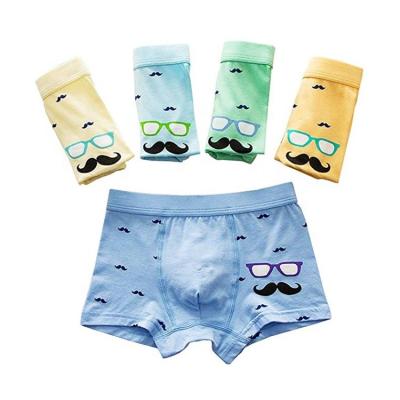 China Breathable China Customized Kids Underwear Kids Boys Printed Boxers for sale