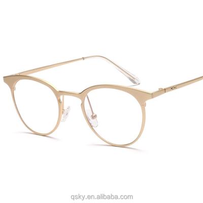 China For Reading Glass Promotion Fashion Metal Eyewear Optical Frame Unisex Glasses for sale