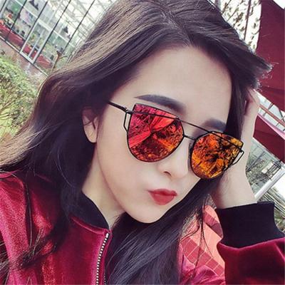 China Hot Selling Reflective Frog Sunglasses Jiuling Eyewear 2022 Lenses Shades Frog Sunglasses Cheap Personal Colorful Oculos Double Bridge for sale