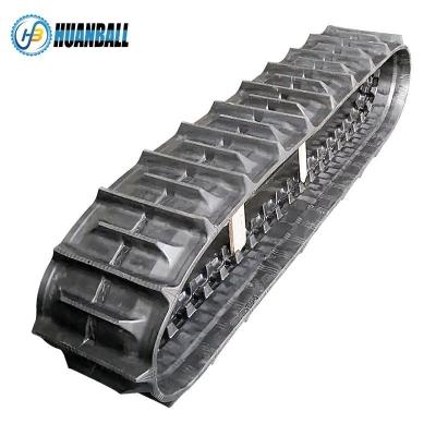 China Rubber Track for Agricultural Machinery Agricultural Rice Harvester Chassis Components for sale