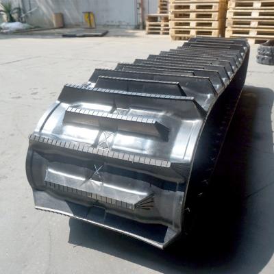 China Manpower DC550X90X58 Rubber Track for Yanmar Aw6120 Combine Harvester Tear-Resistant for sale