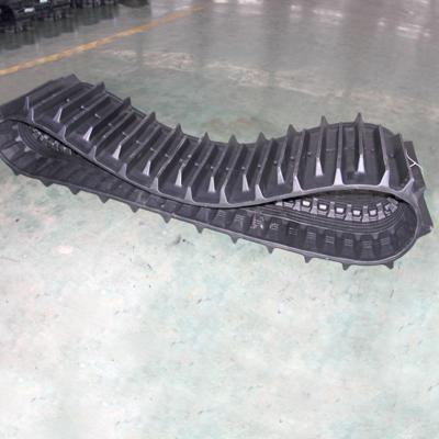 China Customized 350mm Wide Rubber Track for Agriculture Machinery Harvester for sale