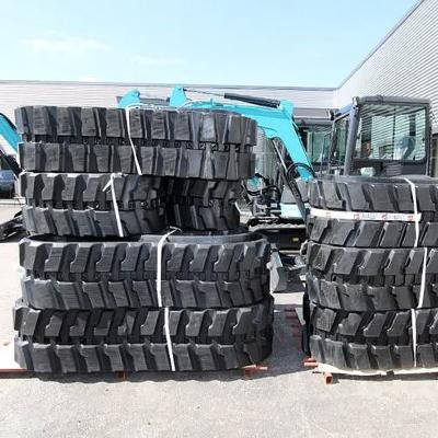 China Regular specifications Rubber Track for Construction Machinery 450X76X80 Customization for sale