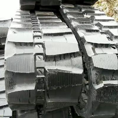 China Black 450*76*80 Excavator Rubber Track for Komatsu PC75 PC75r2 for sale