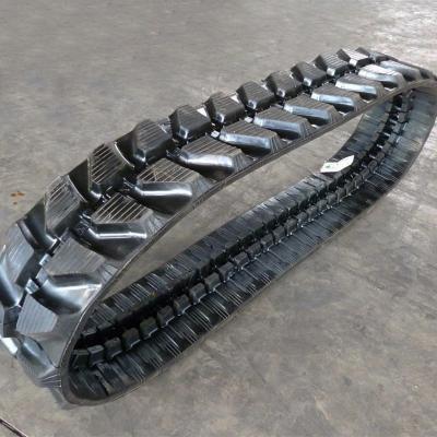 China 120.000kg Package Gross Weight Black Small Rubber Track 260*55.5*78 for Mini Excavator for sale