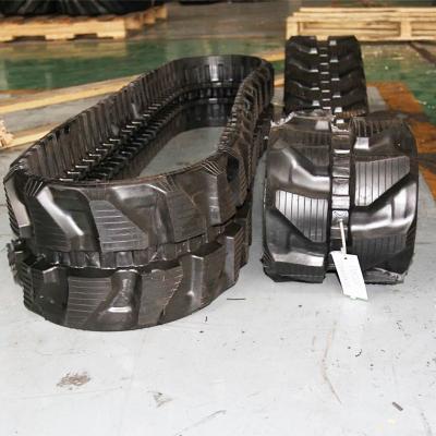 China Tear-Resistant T250*72K*49 Komatsu Excavator Rubber Track for Your Construction Needs for sale