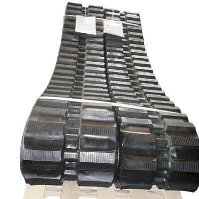 China Durable 50000 Tear-Resistant Rubber Track 650X125 for Dumper Undercarriage Spare Parts for sale