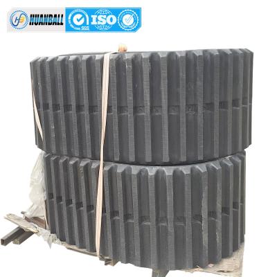 China Hanix Rt800 Rt1000 Dumper Machinery Rubber Track 600X125X62 for Construction for sale