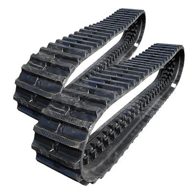 China 350X100X58 Crawler Carriers Transporter Rubber Track for Hitachi Cg30 Dumper 14 quot Wide for sale