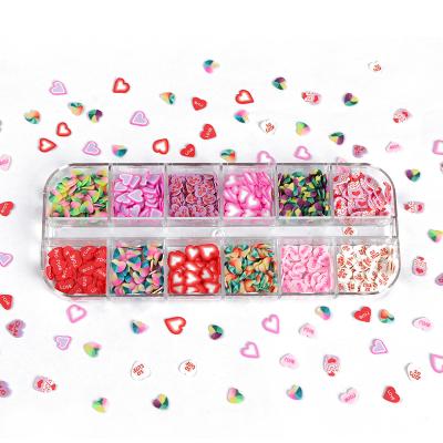 China Ceramic Star Shape Soft Love Nail Sequins Paillette Mixed Colors Nails 3D Glitter Flakes Slices Art Accessories for sale