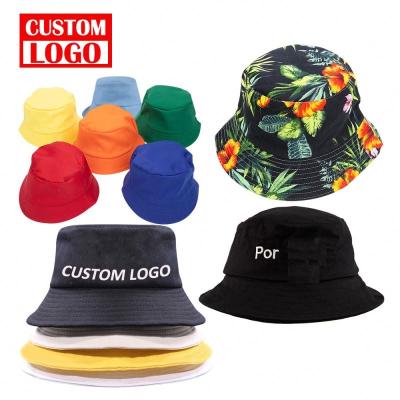 China Custom Reversible Bucket Hat OEM Nylon Summer Men's Sunshade Own Empty Design You With Pocket Embroidery Custom Hat for sale