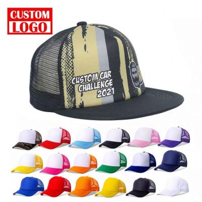 China COMMON Trucker Cap Embroidery Brand Logo 5 Panel Foam Trucker Hat OEM ODM Manufacturer Quality Summer Custom Yours for sale