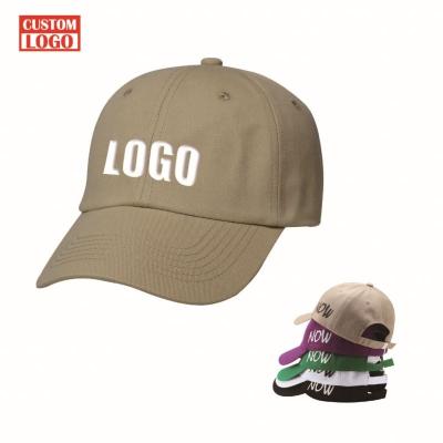 China JOINT hot sale dad hat with custom embroidered logo 6 panel dad hat dad caps wholesale for sale