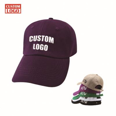 China Custom Embroidery Logo Dad Hat Dad Hat Satin Striped Back High Quality Custom Baseball Hats Cotton Strap Dad Hat COMMON Original for sale