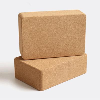 China Wholesale Custom Bodybuilding Waterproof Logo Private Label Cork Yoga Blocks for sale