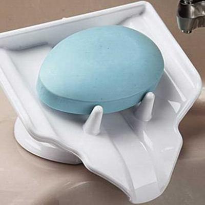 China Eco-friendly ABS waterfall soap dish, soap dish for shower, bar soap holder with waterfall spout for sale