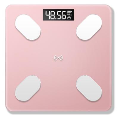 China Glass Body Fat Scale Digital Bathroom Scale With BMI Weight Scale With APP for sale