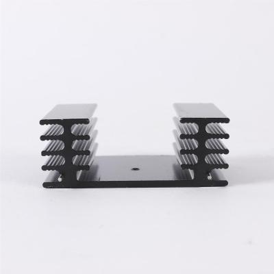 China Heat Sink Industrial Extruded Aluminum Profile Industrial Anodic Oxidation Durable Extrusion Heatsinks Aluminum Heat Sink for sale