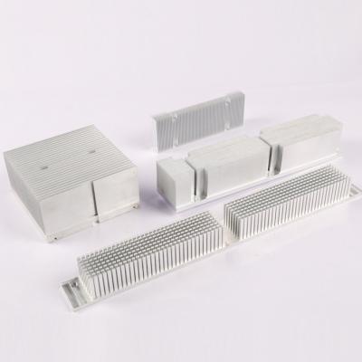 China Heat Sink Sand Blasting Process High Service Life Aluminum Extrusion Profile Radiator Heatsink Industrial Solid Aluminum Heat Sink for sale