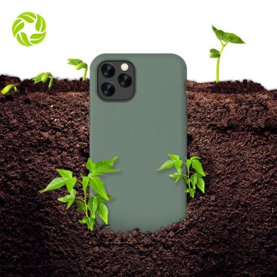 China Shockproof Laudtec Recycled Degradable Plastics Phone Case For iPhone 11 Pro Max Cases Compostable Eco Friendly Phone Covers for sale