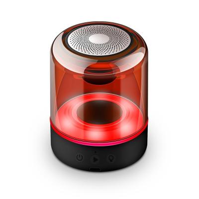 China Dropshipping PORTABLE Led Light Wireless BT Colorful Breathing Portable Magnetic Speaker for sale