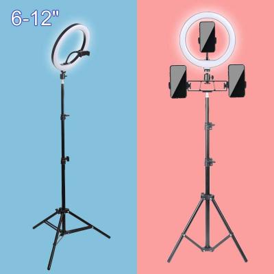 China Ringlight for Phone KR-HXD01-02 Dimmable YouTube Lamp Photo Video Camera Phone Stand Tripod Live Fill Light Ring Light LED Makeup Selfie for sale