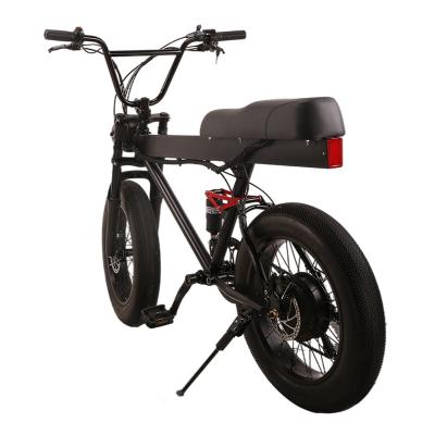 China Aluminum Alloy Europe classic bike 26 inch fat tire 500w 750W 1000W Electric Bicycle Retro Vintage long saddle Fat E Bike for sale