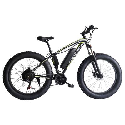 China Aluminum Alloy Mountain Bike 500w 48v 26 Inch Adult Fat Tire Electric Bike 500w Hubless City E Bike Enduro Ebike for sale