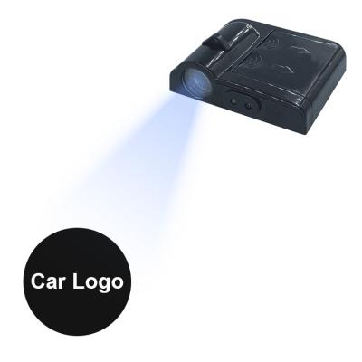 China Logo Projection On The Floor When Open 2022 Popular Custom Car Door Projector Car Door Shadow Logo Light LED Interior Car Shadow Wireless Decoration for sale