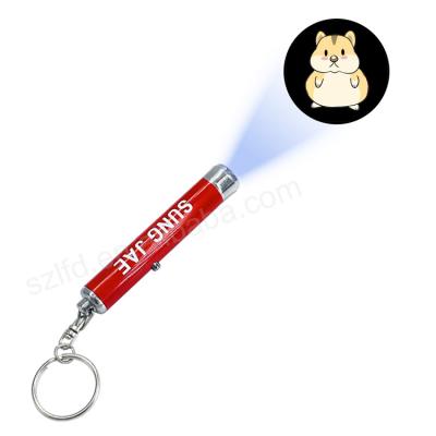 China Promotion Gift PROMOTIONAL SPOTLIGHT LOGO CUSTOMIZED OEM TORCH FLASHLIGHT KEYCHAIN for sale