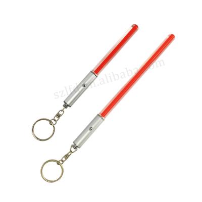 China KEY CHAIN ​​LED LIGHT STAR promotion SABER glowing light up saber 7 COLOR CHANGE for sale