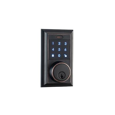 China People Counting Security Tuya Cerradura Security Fingerprint Password Hotel Electric Smart Door Lock for sale