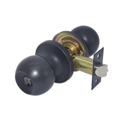 China American Style Tubular Privacy Lock Knob Passage Function Interior Door for sale