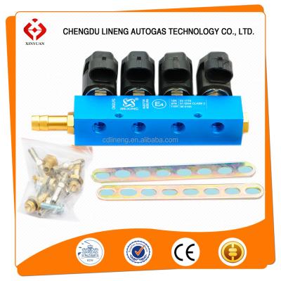 China lpg gas conversion kit sequential lpg nozzle rail injector 160*50*70 for sale