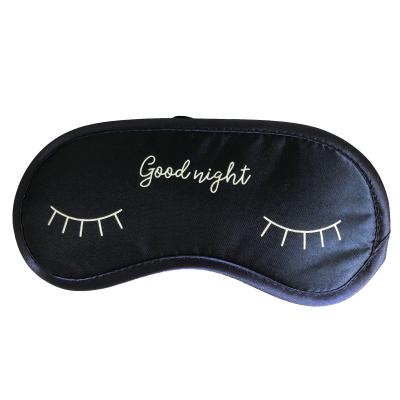 China Good Night Satin Washable Customized Eye Mask For Your Comfortable Sleep for sale