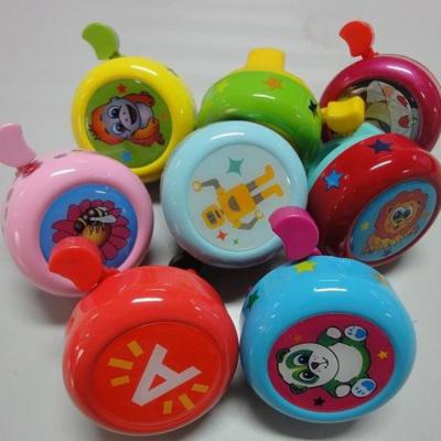 China Japan Fashion Safe Colorful Cartoon Durable Child Bicycle Bell for sale