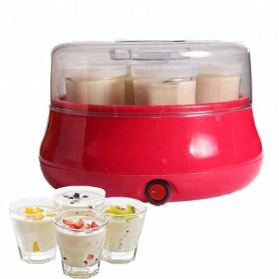 China Easy Glass Yogurt Maker Automatic Electric Easy Jars Yogurt Maker Home Operation 6 Machine for sale